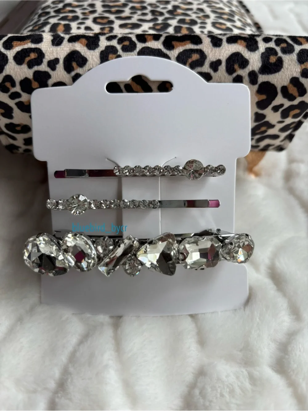 Crystal Accent Hair Clip Set